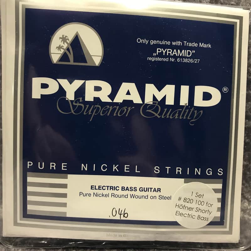 Pyramid 820-100 Pure Nickel Short Scale 46-102 image 1