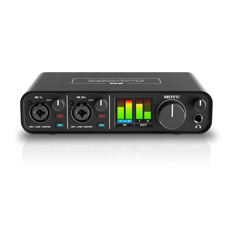 MOTU M2 USB-C Audio Interface 2019 - Present - Black image 1