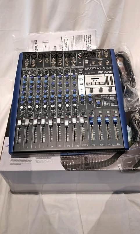 PreSonus StudioLive AR12c USB C 14-Input Studio Mixer / Digital Recorder / Audio Interface (Mint) image 1