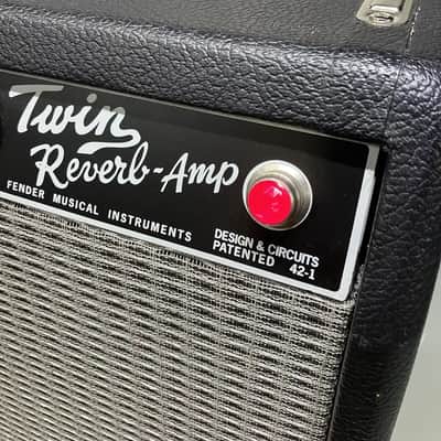 Fender '65 Twin Reverb 2x12-inch 85 Watt Tube Combo Amp Black image 9
