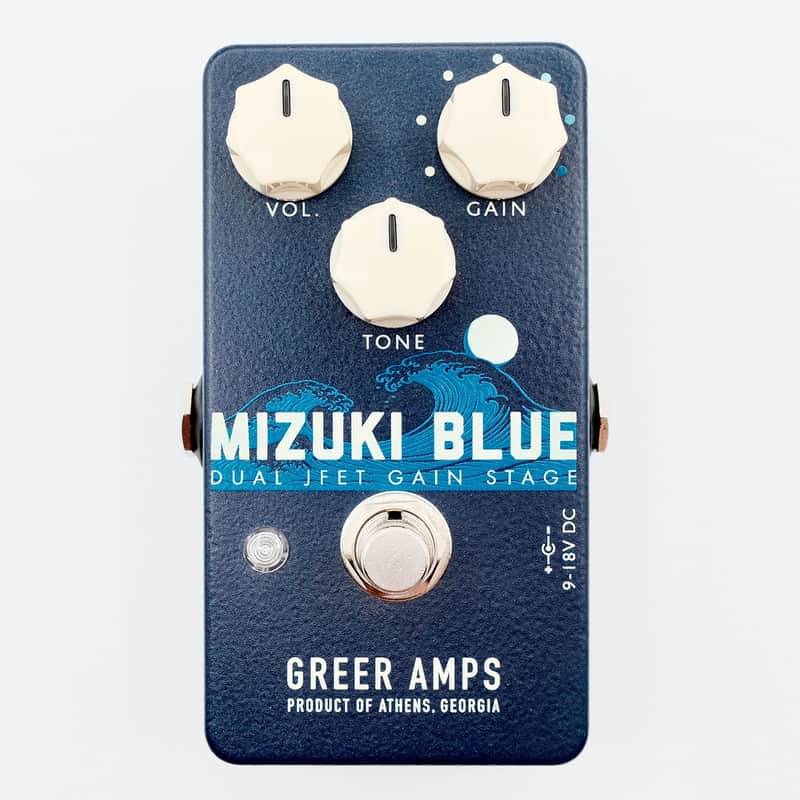 Greer Mizuki Blue Dual-JFET Overdrive Pedal image 1