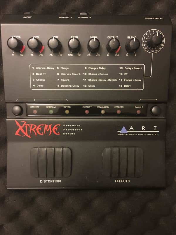 ART Xtreme Multi Effect Guitar Pedal with Power Supply | Reverb