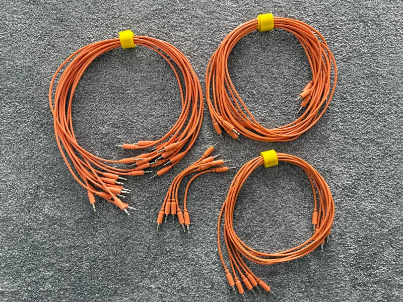 Intellijel and Black Market Modular patch cables. image 1