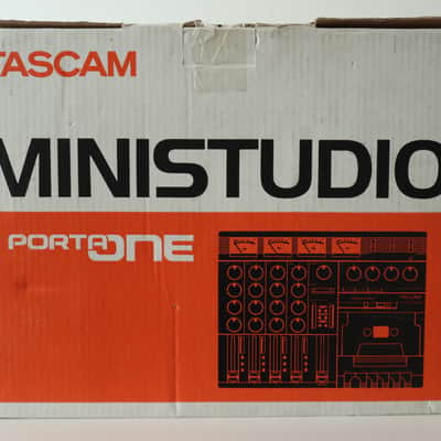 TASCAM Porta One Ministudio 4-Track Cassette Recorder 1980s - Gray image 8