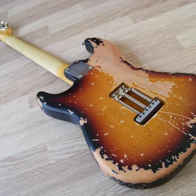 TPP John Mayer 62' Sunburst Fender USA 60's Stratocaster Tribute - Relic 'Big Dippers' image 3