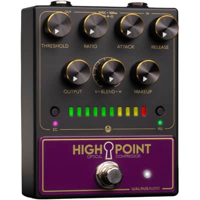 Walrus Audio Highpoint Optical Compressor Pedal - Black image 2