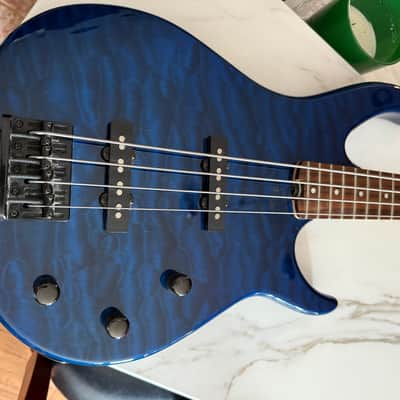 Peavey Millennium 4 AC BLUE BXP 4-String Active Electric Bass 2010s - Gloss Black image 4