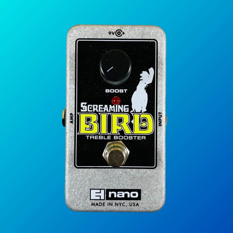 Electro-Harmonix Screaming Bird Treble Booster Pedal | Reverb