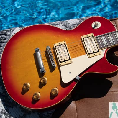 1980 Tokai Reborn Old LS-100 - '58 Cherry Sunburst Les Paul Clone - w Original "Lifton Cali Girl" Hardshell Case - Pro Set Up w Perfect Frets image 4