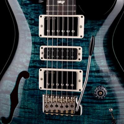 PRS Core Special Semi-Hollow Cobalt Smokeburst with Case image 4