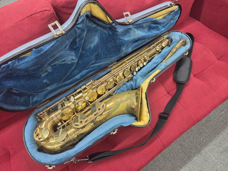 Selmer Super Action 80 Tenor Sax 1984 - Brass image 1