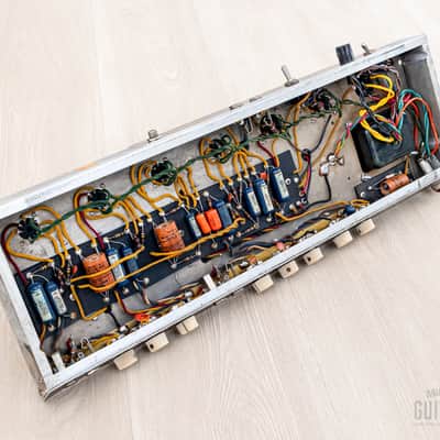1962 Fender Tremolux Brown Panel Pre-CBS Blonde Piggyback Tube Amp 2x10 w/ Altec 425-8A image 15