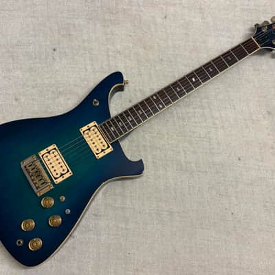 1984 Quest Manhattan MKII Blueburst Offset Matsumoku Japan RARE Model image 2