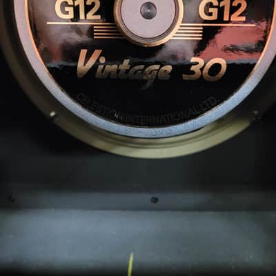 Harley Benton G112 Vintage 1x12 Cab - Black - Celestion Vintage 30 image 7