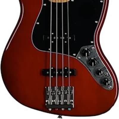 Squier Classic Vibe Active '70s Jazz Electric Bass, Maple Fingerboard, Black Pickguard, Mocha image 4