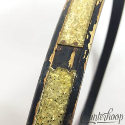 Leedy 18"Silver Sparkle 1Ply Maple Wood Hoop/Rim Bass Drum/Floor Tom Bop Jazz40s image 4