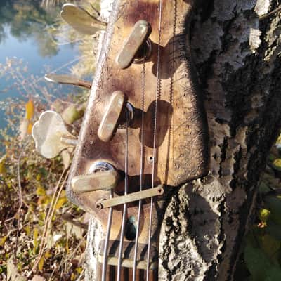 The "Black Lagoon" Steampunk Precision Bass image 7