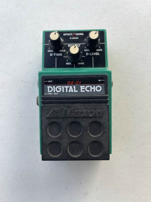 Maxon DE-01 Digital Echo Delay Rare Vintage Guitar Effect Pedal MIJ Japan image 1