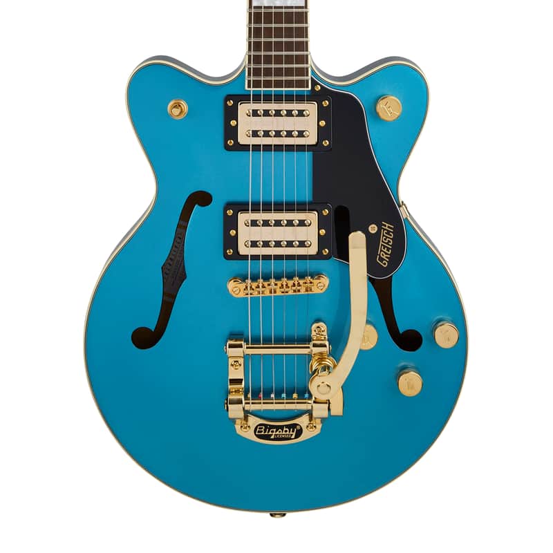 Used Gretsch G2655TG Streamliner Center Block Jr. DC w/Bigsby - Riviera Blue image 1