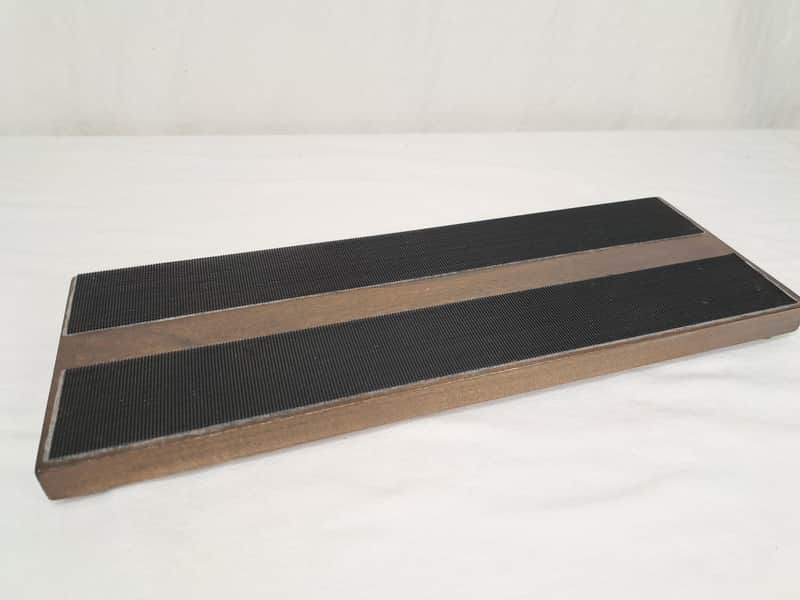 Handmade Black Stained Wood 15 inch Pedalboard image 1