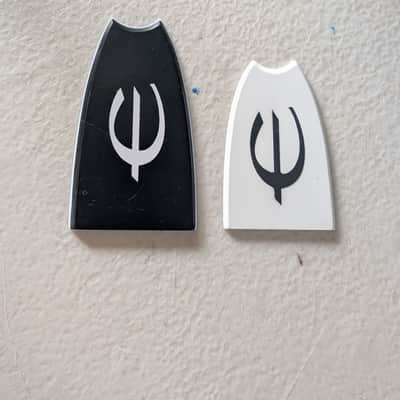 80s Epiphone Riviera and Sheraton Truss rod covers 1980s - Matte image 1