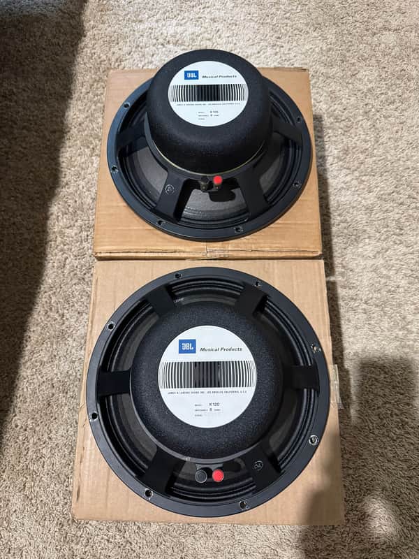 JBL K-120 Pair (Original Non-Recone) image 1