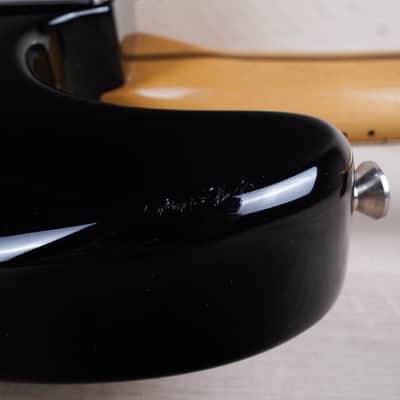 Fender American Standard Stratocaster USA 1995 Black Schecter MonsterTone PUs w/ Bag image 14