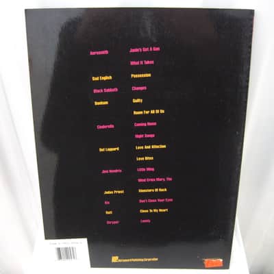 Metal Ballads Piano Vocal Guitar Sheet Music Song Book Songbook image 2