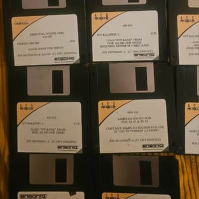 Ensoniq ASR-10 / EPS16+ / ASR-X - 27 Disquettes / Floppy Disks Soundbank,Instruments,Drums,FX,OS Boot - Original, Officiel image 5