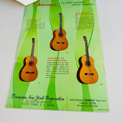 Diasonic 5-Piece Guitar Flyer Pack (c. 1968) image 5