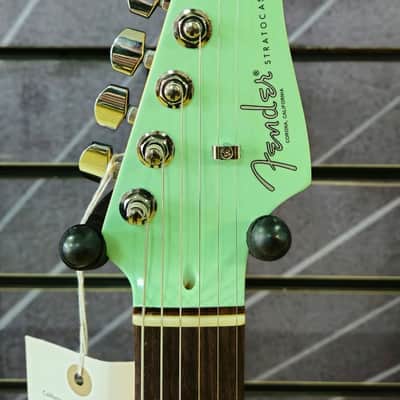 Fender Limited Edition American Professional II Matching Headcap Electric Guitar Surf Green image 4