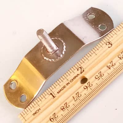 Gretsch 4Hole Tom Drum Mount Holder Bracket Part Ratchet Chrome 2 3/4"x1/2" 40s image 1