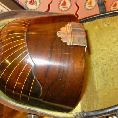 Ditson "Empire" Bowl Back Mandolin 1920s - Natural w/ Crazy Original Case! image 10