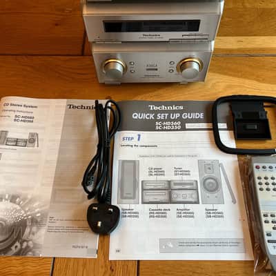 Technics SE-HD350 Stack - Amplifier, CD Player, Cassette Deck, Tuner - SERVICED image 8
