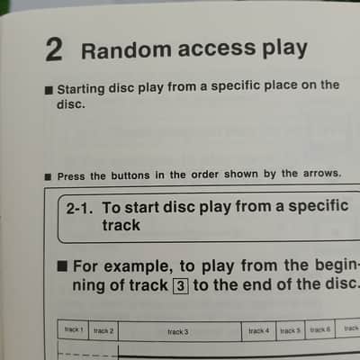 Operating Instructions for Technics SL-P1200 Compact Disc Player 1986 image 7
