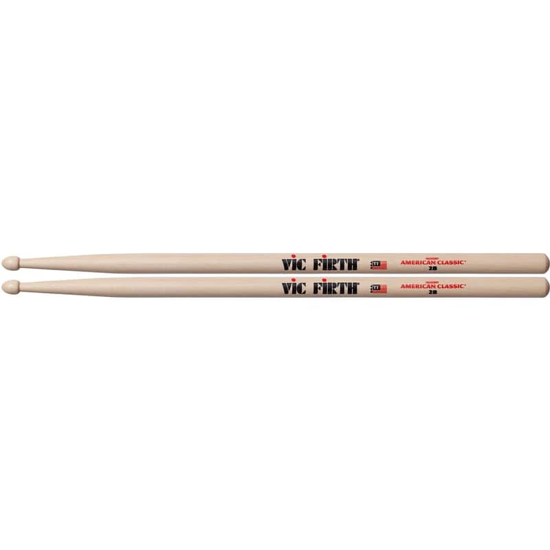 Vic Firth American Classic 2B Wood Tip Drumsticks image 1