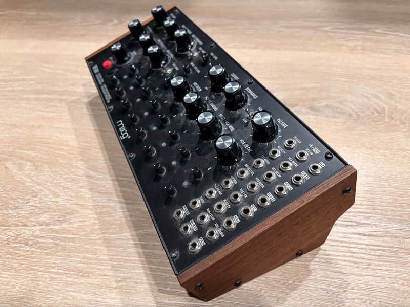 Moog DFAM Drummer From Another Mother Semi-Modular Analog Percussion Synthesizer 2018 - Present - Black/Wood image 1