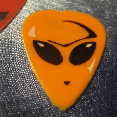 D'Andrea Alien Guitar Picks W/ Alien Design Graphics Set of 3 image 3