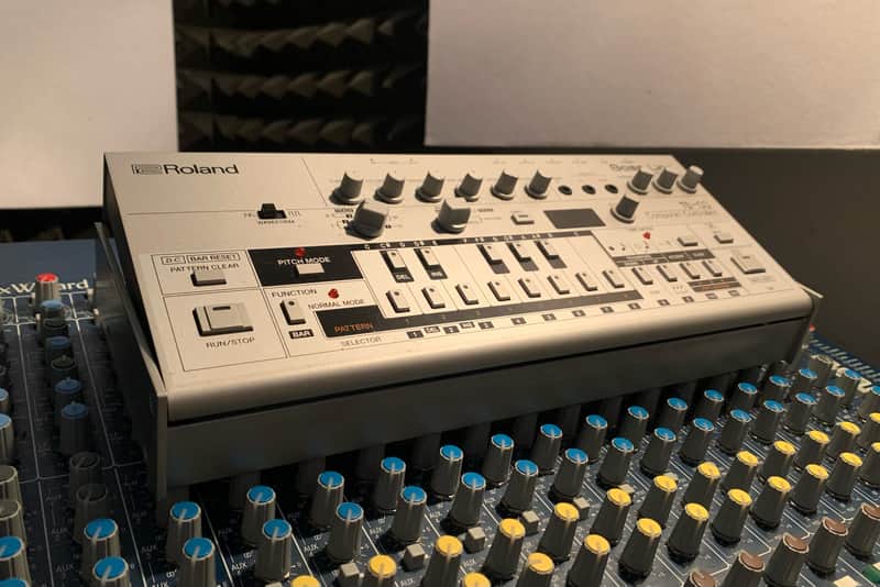 Roland TB-03 Boutique Series Synthesizer Module Bass Line Synthesizer 2016 - Present - Silver image 1