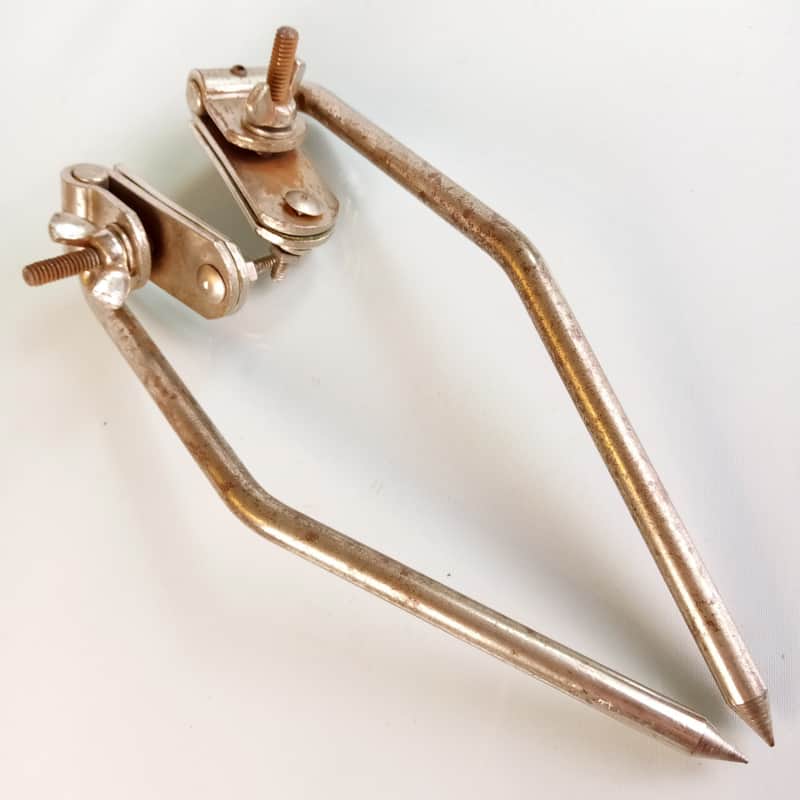 *WFL 2x Gull Wing Bass Drum Spurs Pair Legs Nickel Vintage 50s Ludwig Mount#1305 image 1