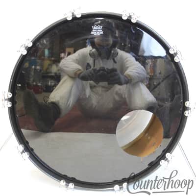 Slingerland 22x14"Blue Sparkle Bass Drum 3Ply Mahogany Radio King Vintage 50s RK image 8