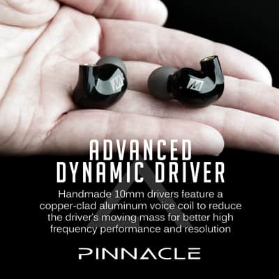 MEE audio Pinnacle P2 High Fidelity Audiophile in-Ear Headphones with Detachable Cables image 4