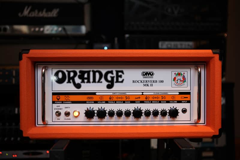 Orange Rockerverb 100 MK II 2-Channel 100-Watt DIVO Guitar Amp Head 2014 - Orange image 1