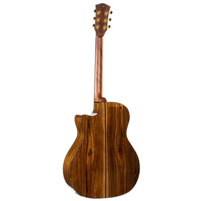 Cort Gold-A6 Bocote - Natural Gloss W/Case image 7
