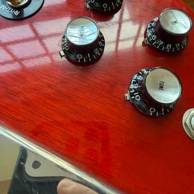 2009 Gibson Custom Shop Les Paul SG Standard ‘61 Reissue - Faded Cherry Red image 11
