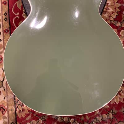 Gretsch G6118T Anniversary 2011 Smoke Green w/ B6 Bigsby and case image 13