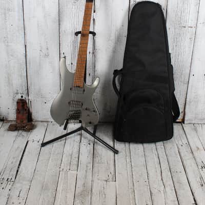 Ibanez QX52 Headless Solid Body Electric Guitar Metallic Gray Matte with Gig Bag image 2