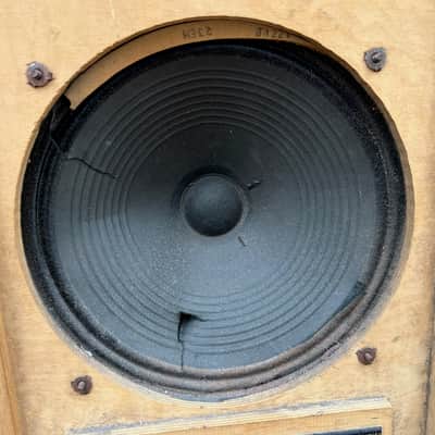Vintage 1967 Park Marshall 2x12 Amplifier Cabinet Column Repairs Celestion T1221 image 4