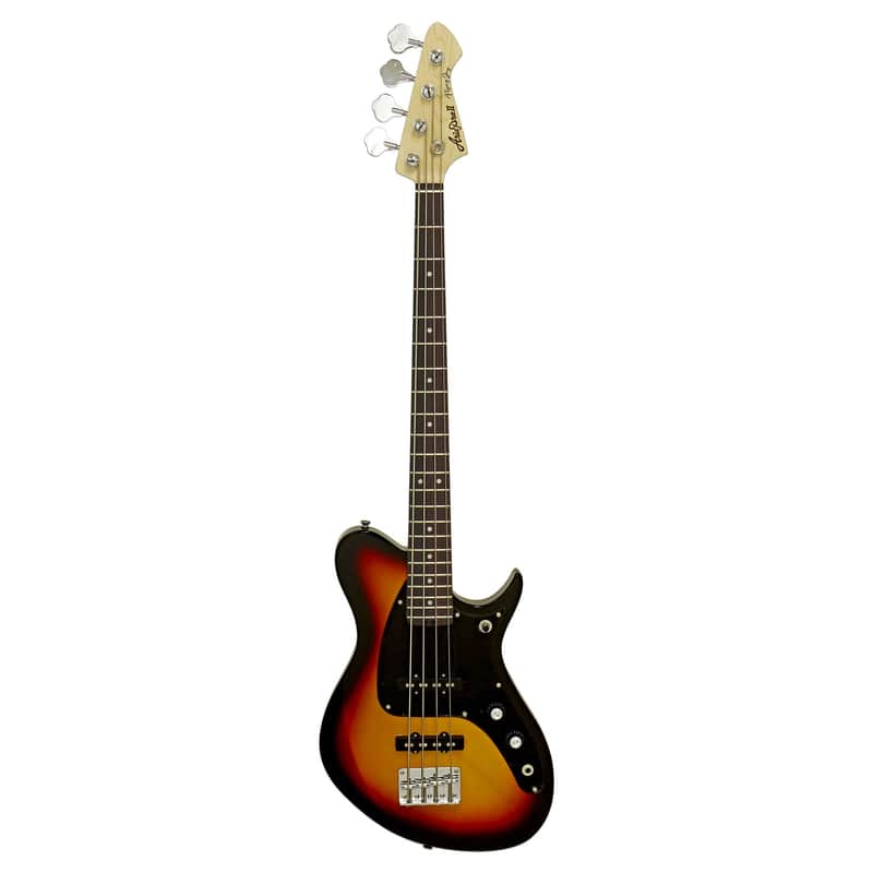 Aria Pro II J-B Medium-Scale Electric Bass Guitar-3-Tone Sunburst *USA Small Business* image 1