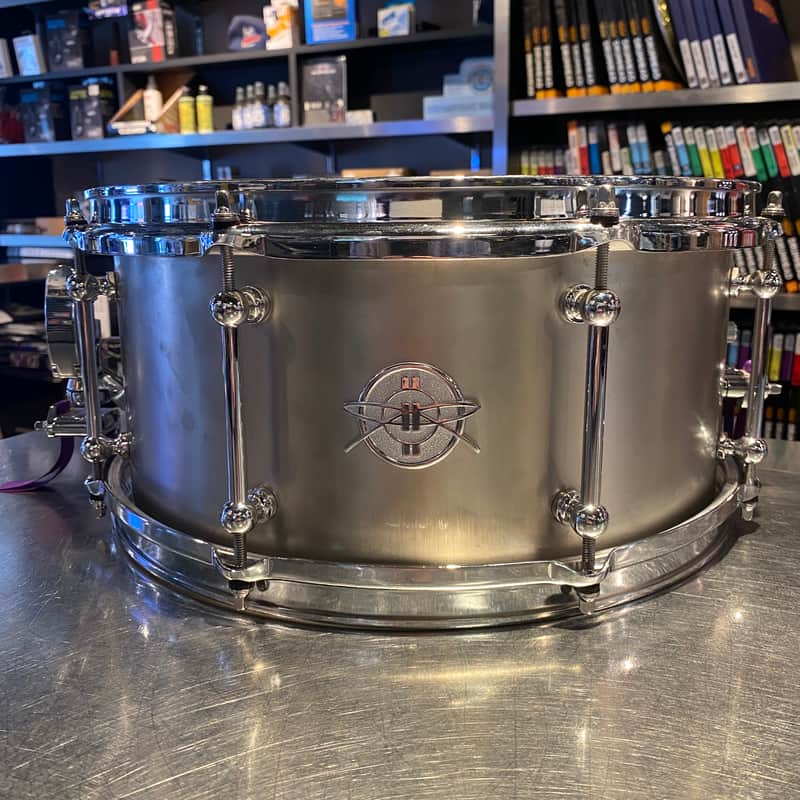 Dunnett 14" x 6.5" Titanium Snare - Raw image 1